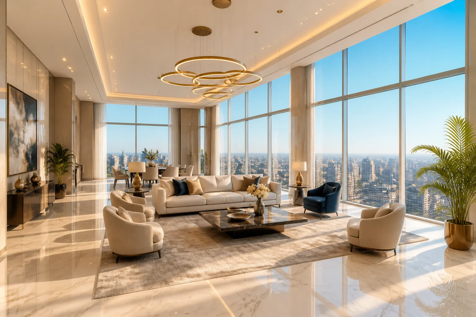 Luxury real estate showroom in Navi Mumbai